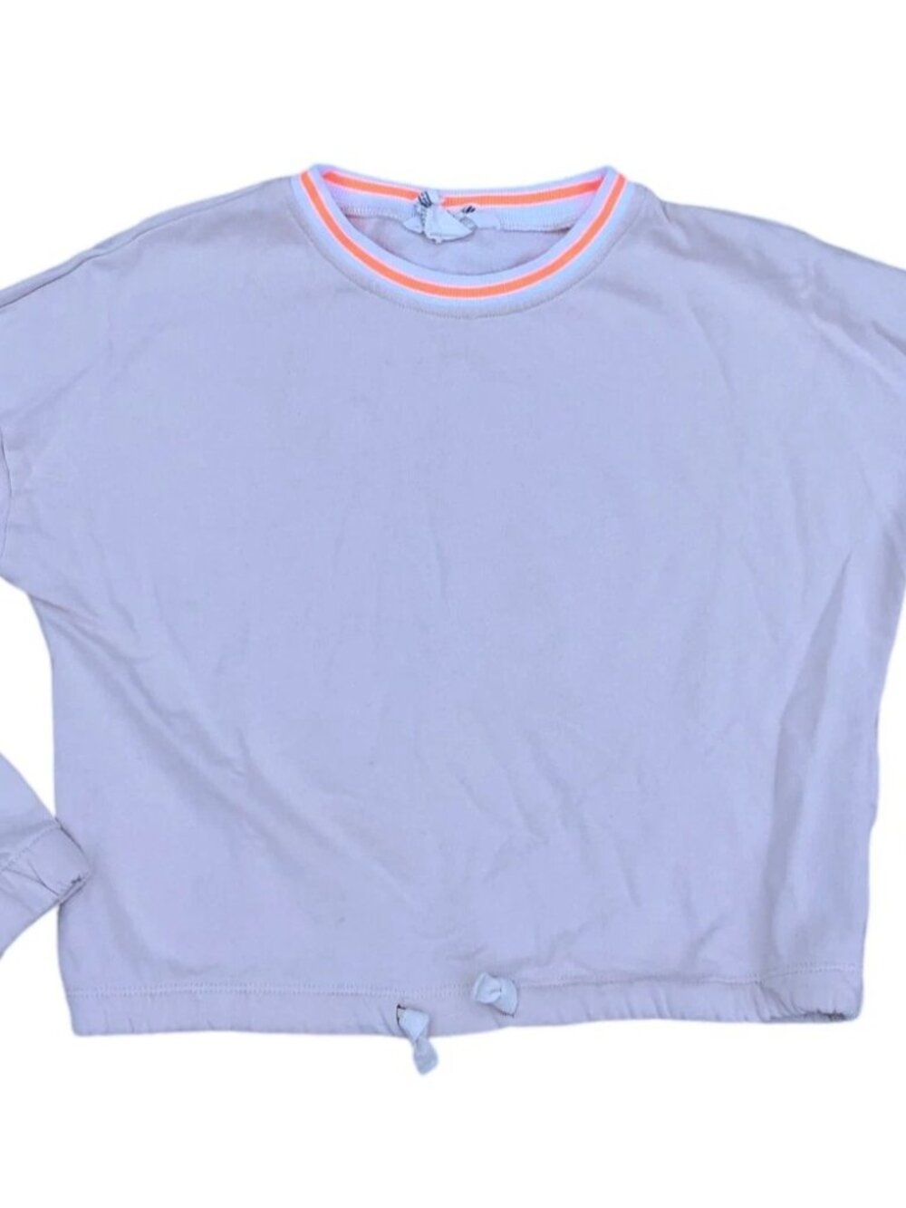 H&M Pullover Sweater Girl's 10-12Y Crew Neck Beige Long Sleeve